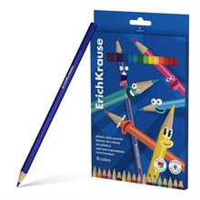 Värvipliiatsid Erichkrause Color Friends triangular, 18 tk