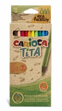 Värvipliiatsid Carioca Tita Ecofamily, 12 tk