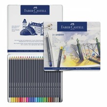 Värvipliiatsid Faber-Castell Goldfaber Creative Studio, 24 värvi
