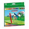 Värvipliiatsid Alpino Erasable, 24 värvi