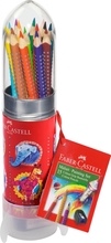 Värvipliiatsite komplekt Faber-Castell Grip, 15 värvi