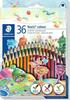 Värvipliiatsid Staedtler Noris Color, 36 tk
