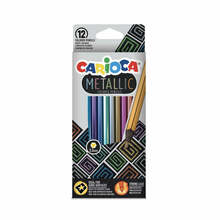 Värvipliiatsid Carioca Metallic, 12 värvi