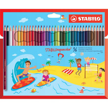 Akvarellpliiatsid Stabilo Aquacolor, 36 tk