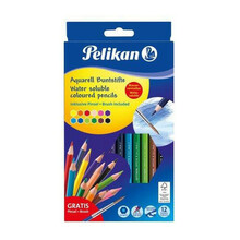 Akvarellpliiatsid Pelikan, 12 värvi