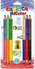 Värvipliiatsid Carioca jumbo bi-color, 6 tk, 12 värvi