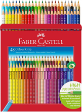 Värvipliiatsid Faber-Castell Colour Grip 112449, 48 tk