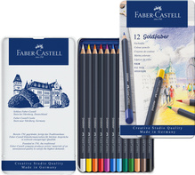 Värvipliiatsid Faber-Castell Goldfaber Creative Studio 114712, 12 värvi