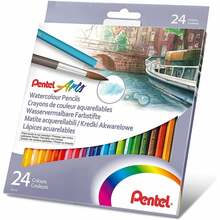 Värvipliiatsid Pentel Arts, akvarell, 24 värvi