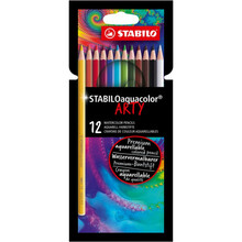Akvarellpliiatsid Stabilo Arty, 12 värvi