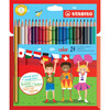 Värvipliiatsid Stabilo Color, 24 tk
