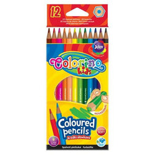 Värvipliiatsid Colorino Kids 14687PTR, kuusnurkne, 12 värvi