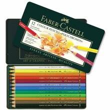 Kunstniku värvipliiatsid Faber-Castell Polychromos, 12 värvi