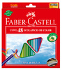 Värvipliiatsid Faber-Castell Eco, 48 värvi + teritaja