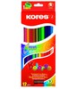 Värvipliiatsid Kores Kolores Duo, 12 tk