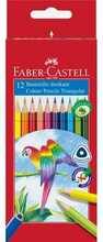 Värvipliiatsid Faber-Castell, kolmnurksed, 12 värvi