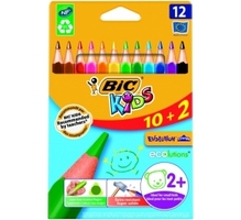 Värvipliiatsid Bic Evolution Triangle 8871462, 12 värvi komplekt