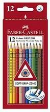 Akvarellpliiatsid Faber-Castell Grip, 112412, 12 värvi
