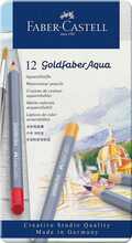 Akvarellpliiatsid Faber-Castell Goldfaber Aqua Creative Studio 114612, 12 värvi