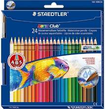 Akvarellpliiatsid Staedtler Noris Club, 24 värvi