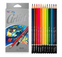 Akvarellpliiatsid Colorino Artist, 12 värvi