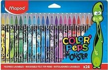 Viltpliiatsid Maped ColorPeps Monster, 24 värvi