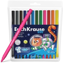 Vildikad ErichKrause Kids Animals, 12 värvi