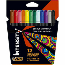 Viltpliiatsid Bic Intensity Up, 12 värvi komplekt 978004
