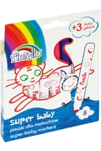 Viltpliiatsid Fiorello Super Baby, 8 värvi