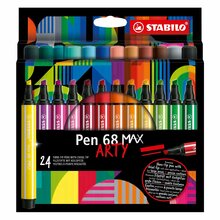 Vildikad Stabilo Arty Pen 68 MAX, 24 värvi
