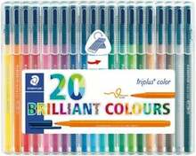 Viltpliiatsid Staedtler Triplus Color, 20 tk