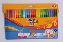 Viltpliiatsid BIC KIDS VISA 897098, 24 tk