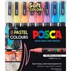 Akrüülmarkerid Posca PC-3M Soft Color, 8 tk