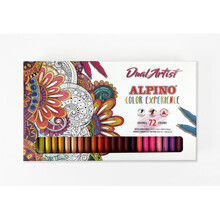 Kahepoolsed viltpliiatsid Alpino Dual Artist, 72 tk
