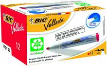 Valge tahvli marker Bic Velleda 1701, punane, 1-5 mm, 12 tk