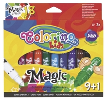 Värvi muutvad markerid Colorino Kids Magic, 9+1 värvi