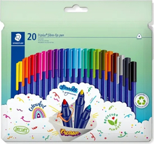 Viltpliiatsid Staedtler Fiberpen Triplus Color 323 C20, 1 mm, 20 tk