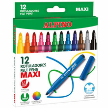 Viltpliiatsid Alpino Maxi, 12 värvi
