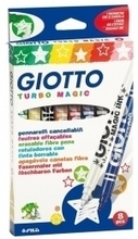 Viltpliiatsid Giotto Turbo Glitter, 8 värvi