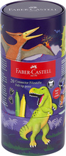 Viltpliiatsid Faber-Castell Connector Dinosaurus, 20 värvi