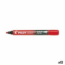 Püsiv marker Pilot SCA-100 punane, 1 mm, 12 tk