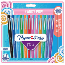 Viltpliiatsid Paper Mate Flair Candy Pop 1985616, 12 värvi, 0.7 mm