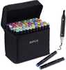 Kahepoolsed markerid InspiraPens, 80 tk