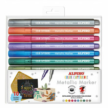 Markerid Alpino Color experience metallic, 10 tk