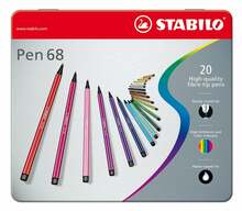 Viltpliiatsid Stabilo Pen 68, 20 värvi