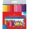 Viltpliiatsid Faber-Castell Grip kolmekandilised, 30 värvi