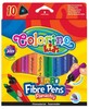 Paksud kolmnurksed viltpliiatsid Colorino Jumbo, 10 värvi