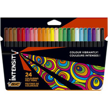 Viltpliiatsid Bic Intensity Up, 24 värvi komplekt