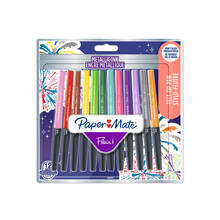 Viltpliiatsid Papermate Flair medium (0,7 mm) metallic, 12 tk