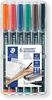 Marker Staedtler Lumocolor S perm, 6 tk